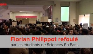 Florian Philippot refoulé par les étudiants de Sciences-Po Paris