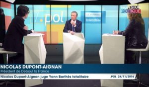 Nicolas Dupont-Aignan règle ses comptes avec Yann Barthès