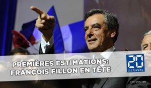 Primaire à droite: François Fillon en tête selon les premières estimations