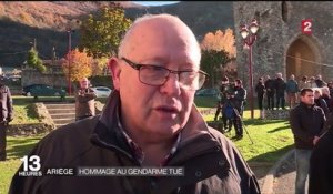 Ariège : hommage au gendarme tué par un chauffard lors d'un contrôle routier