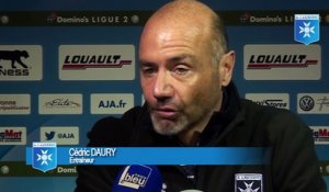 Cédric Daury avant Cluses Scionzier FC - AJ Auxerre