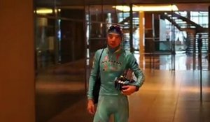 Cyclisme - L'équipe Astana Pro Team et son camp d'entrainement à Calpe en Espagne