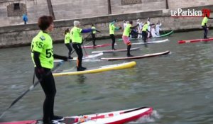 600 paddle envahissent la Seine!