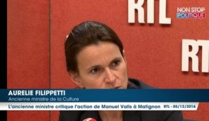Manuel Valls candidat : pour Aurélie Filippetti, "l'échec de Hollande, c'est aussi son échec"