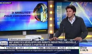 3 minutes pour convaincre 2016: Mip Robotics, une entreprise qui propose un robot automatisé à moindre coût - 07/12