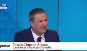 Nicolas Dupont-Aignan : «Emmanuel Macron, c’est la politique des privilégiés et de l’argent-roi»