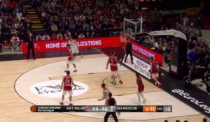 Basket - Euroligue : CSKA Moscou - Milan 79-64