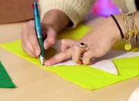 Déco Brico Jardinage : DIY : sapin de Noël en feutrine à fabriquer soi-même