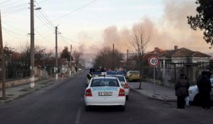 Un train rempli de citernes de gaz déraille et explose en Bulgarie