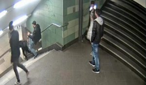 Après le croche-pied cruel du métro, un suspect interpellé en Allemagne