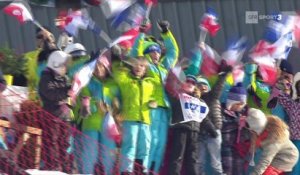 SKICROSS - Val Thorens - 1ère course - JF Chapuis s'impose chez lui