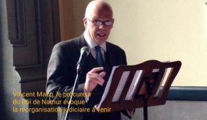 Vincent Macq, le procureur du Roi de Namur évoque la réorganisation judiciaire à venir