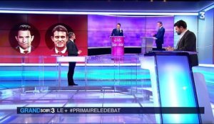 Primaire de la gauche : le duel Hamon/Valls sur les réseaux sociaux