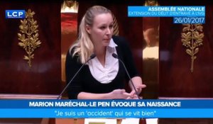Marion Maréchal-Le Pen : "Je suis un accident qui se vit bien"