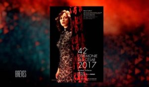 L'affiche officielle de la 42e cérémonie des César 2017 avec Marion Cotillard