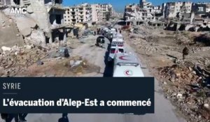 L'évacuation des civils et des combattants a commencé à Alep-Est