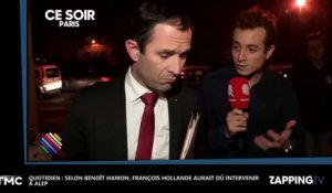 Quotidien : Benoît Hamon tacle François Hollande sur la situation à Alep (vidéo)