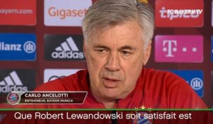 Bayern - Ancelotti: "Lewandowski a signé un très bon contrat"