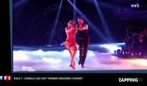DALS 7 : Camille Lou fait tomber Grégoire Lyonnet par terre pour leur dernière danse (vidéo)