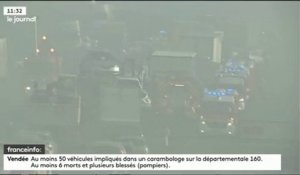 Carambolage en Vendée : au moins 5 morts