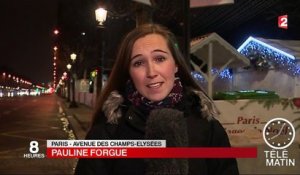 Paris : le marché de Noël des Champs-Elysées bien protégé
