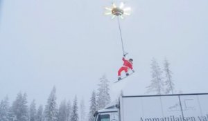 Le Père Noël en drone