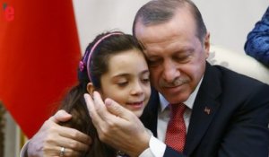 Évacuée d'Alep, la jeune Bana a rencontré Erdogan