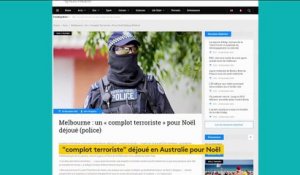 Australie : la police annonce avoir déjoué un "complot terroriste" prévu "probablement le jour de Noël"