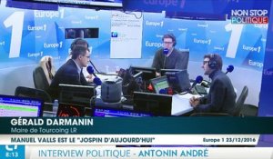 Primaire à gauche : "Manuel Valls a du mal à lancer sa campagne" lance Gérald Darmanin