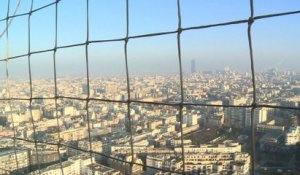 Paris: le pic de pollution vu du ciel