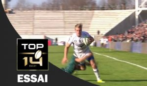 TOP 14 ‐ Essai Duhan VAN DER MERWE (MHR) – Pau-Montpellier – J15 – Saison 2016/2017