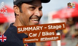 Stage 1 Summary - Car/Bike - Dakar 2017