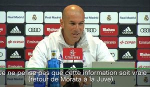 Transferts - Zidane : "Je vois Morata heureux ici"