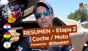 Resumen de la Etapa 2 - Coche/Moto - (Resistencia / San Miguel de Tucumán) - Dakar 2017