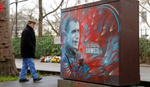 Paris: hommage aux victimes des attentats de janvier 2015
