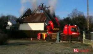 Incendie d'une maison à Staffelfelden