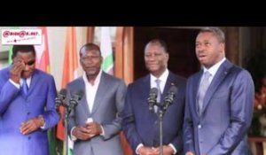 Intervention des PR Ouattara et Faure suite à la Réunion avec les PR Talon et Boni Yayi