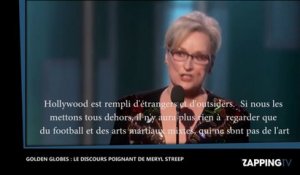 Golden Globes : Meryl Streep dézingue Donald Trump et laisse tout le monde bouche bée