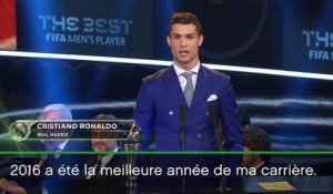 Prix FIFA 2016 - Ronaldo : "La meilleure année de ma carrière"