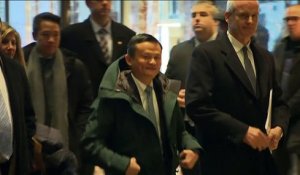 Bernard Arnault et Jack Ma reçus par Donald Trump