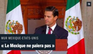 Le président mexicain assure qu'il ne paiera pas pour le mur à sa frontière