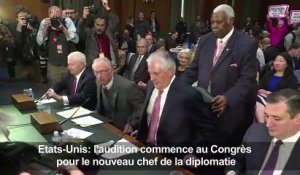Etats-Unis: Rex Tillerson au Congrès pour son audition