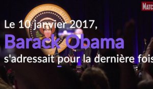 Le discours d'adieu de Barack Obama