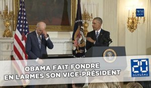 Obama fait fondre en larmes son vice-président