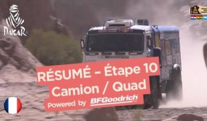 Résumé de l'Étape 10 - Quad/Camion - (Chilecito / San Juan) - Dakar 2017