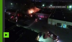 Etats-Unis : des explosions et un incendie ravagent terminal de bus à Détroit