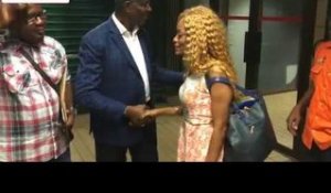 CAN 2017: SEM Philippe Mangou accueille à Libreville les supporters et la délégation ivoirienne