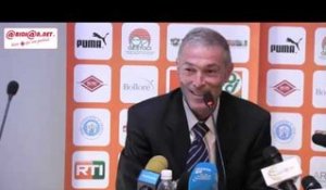 Football / Conference de presse du nouveau selectionneur de la Côte d'Ivoire