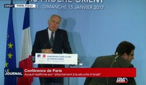 "La décision éventuelle unilatérale de Trump concernant l'ambassade américaine est une provocation", Jean-Marc Ayrault