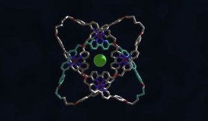 Un nœud avec des molécules